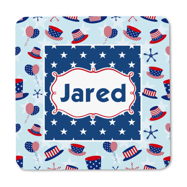 Patriotic Celebration Square Fridge Magnet - FRONT