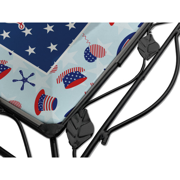 Patriotic Celebration Square Trivet - Detail