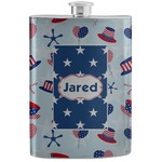 Patriotic Celebration Stainless Steel Flask (Personalized)