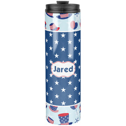 Patriotic Celebration Stainless Steel Skinny Tumbler - 20 oz (Personalized)