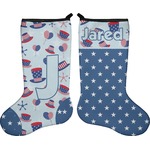 Patriotic Celebration Holiday Stocking - Double-Sided - Neoprene (Personalized)