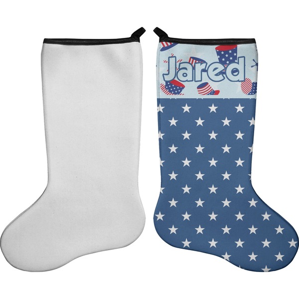 Patriotic Celebration Stocking - Single-Sided - Approval