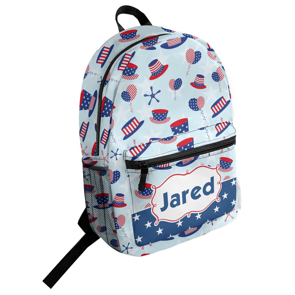 Custom Patriotic Celebration Student Backpack (Personalized)