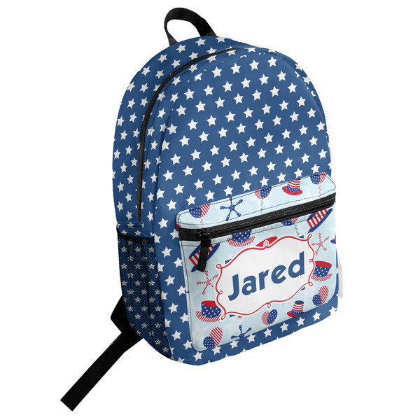 Custom Patriotic Celebration Student Backpack (Personalized)