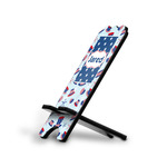 Patriotic Celebration Stylized Cell Phone Stand - Large w/ Name or Text