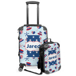 Patriotic Celebration Kids 2-Piece Luggage Set - Suitcase & Backpack (Personalized)