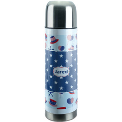Patriotic Celebration Stainless Steel Thermos (Personalized)