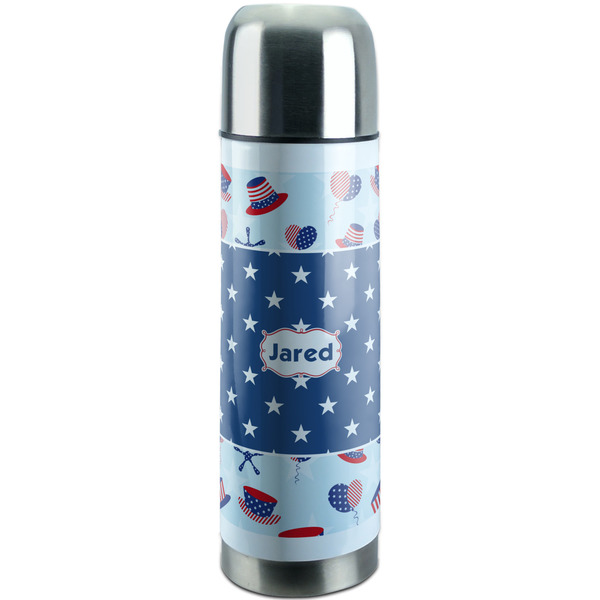 Custom Patriotic Celebration Stainless Steel Thermos (Personalized)
