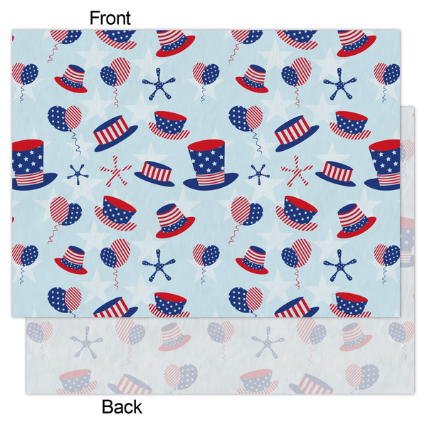 Patriotic Celebration Tissue Paper - Heavyweight - Large - Front & Back