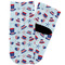 Patriotic Celebration Toddler Ankle Socks - Single Pair - Front and Back
