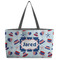 Patriotic Celebration Beach Totes Bag - w/ Black Handles (Personalized)