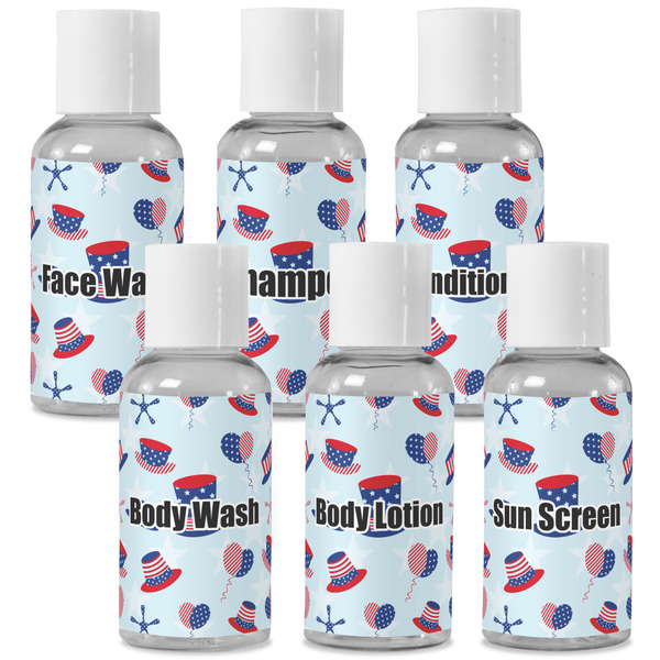 Custom Patriotic Celebration Travel Bottles (Personalized)