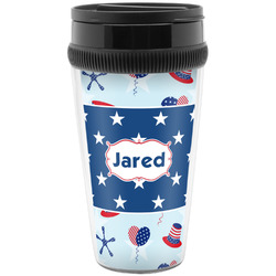 Patriotic Celebration Acrylic Travel Mug without Handle (Personalized)