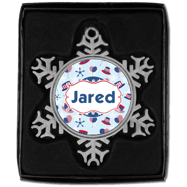 Patriotic Celebration Vintage Snowflake - In box