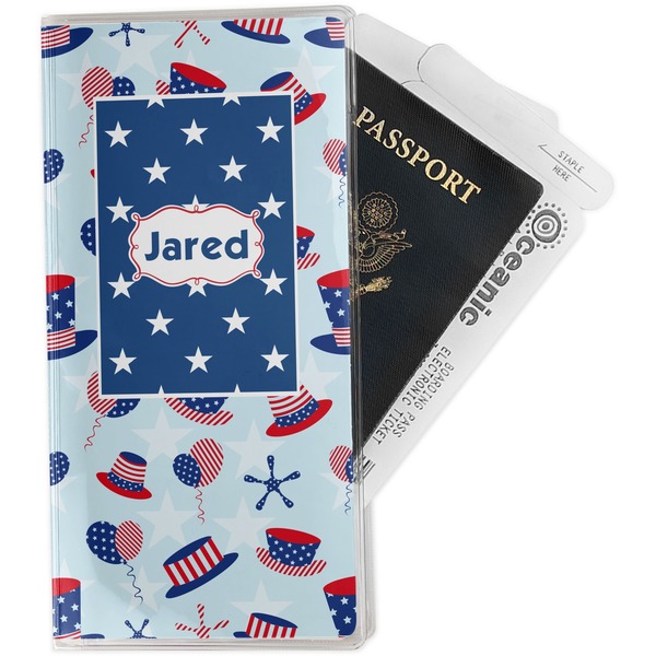 Custom Patriotic Celebration Travel Document Holder