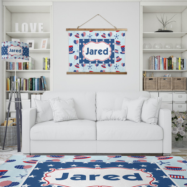 Patriotic Celebration Wall Hanging Tapestry - IN CONTEXT