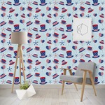 Patriotic Celebration Wallpaper & Surface Covering (Water Activated - Removable)