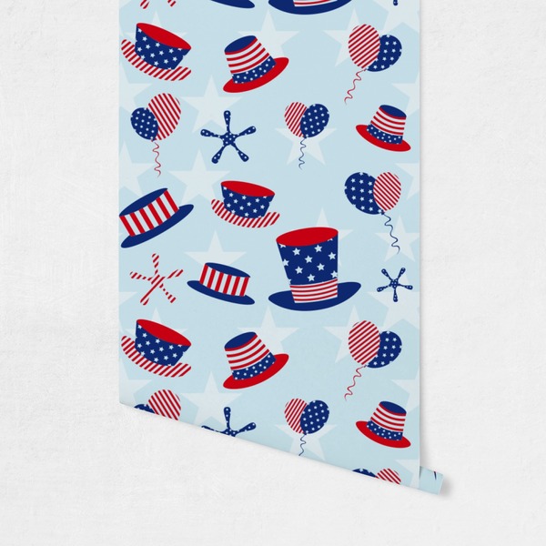 Patriotic Celebration Wallpaper on Wall