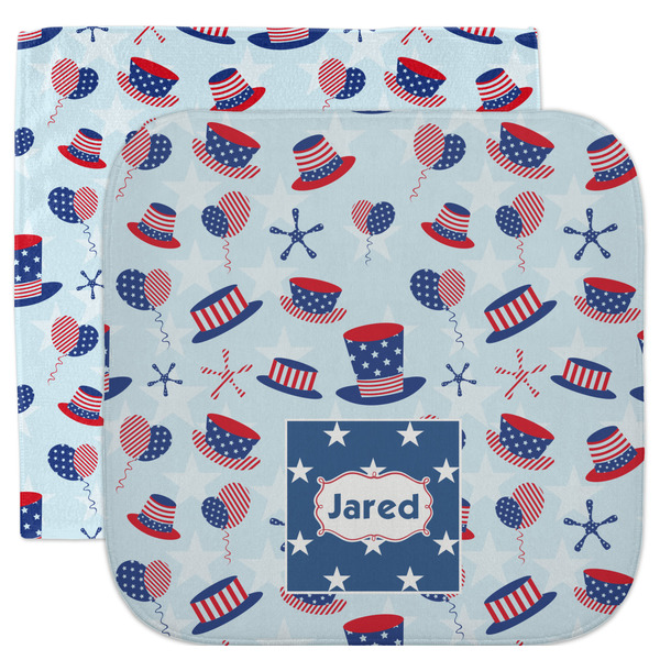 Custom Patriotic Celebration Facecloth / Wash Cloth (Personalized)