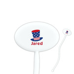 Patriotic Celebration Oval Plastic Stir Sticks (Personalized)