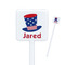 Patriotic Celebration Square Plastic Stir Sticks (Personalized)