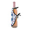 Patriotic Celebration Wine Bottle Apron - DETAIL WITH CLIP ON NECK