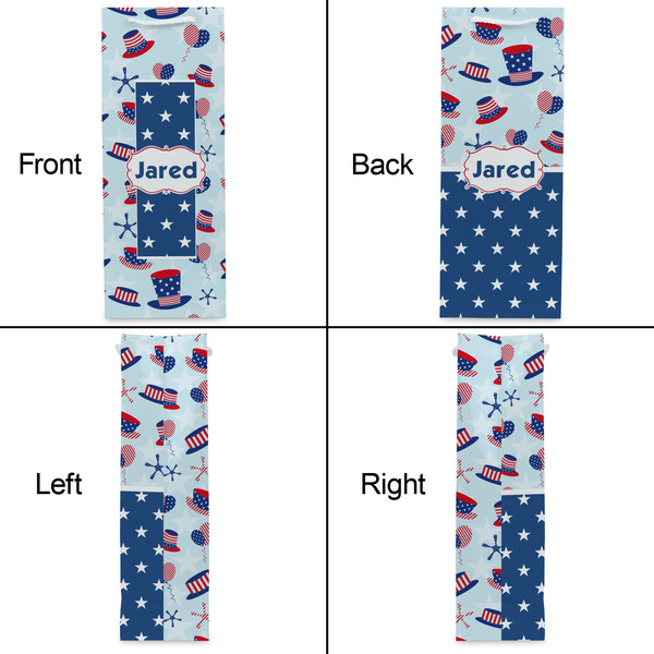 Patriotic Celebration Wine Gift Bag - Gloss - Approval