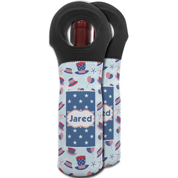 Patriotic Celebration Wine Tote Bag - MAIN