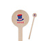 Patriotic Celebration Wooden 7.5" Stir Stick - Round - Closeup