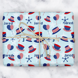 Patriotic Celebration Wrapping Paper (Personalized)