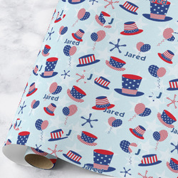 Patriotic Celebration Wrapping Paper Roll - Large - Matte (Personalized)