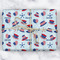 Patriotic Celebration Wrapping Paper Roll - Matte - Wrapped Box