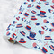 Patriotic Celebration Wrapping Paper Rolls- Main
