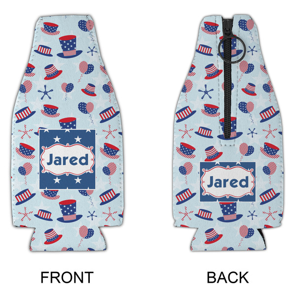 Patriotic Celebration Zipper Bottle Cooler - APPROVAL