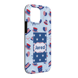 Patriotic Celebration iPhone Case - Rubber Lined - iPhone 13 Pro Max (Personalized)