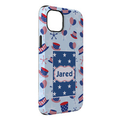 Patriotic Celebration iPhone Case - Rubber Lined - iPhone 14 Pro Max (Personalized)