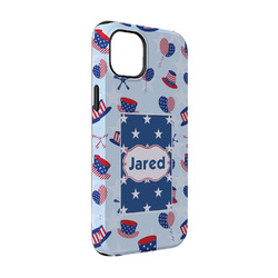 Patriotic Celebration iPhone Case - Rubber Lined - iPhone 14 (Personalized)