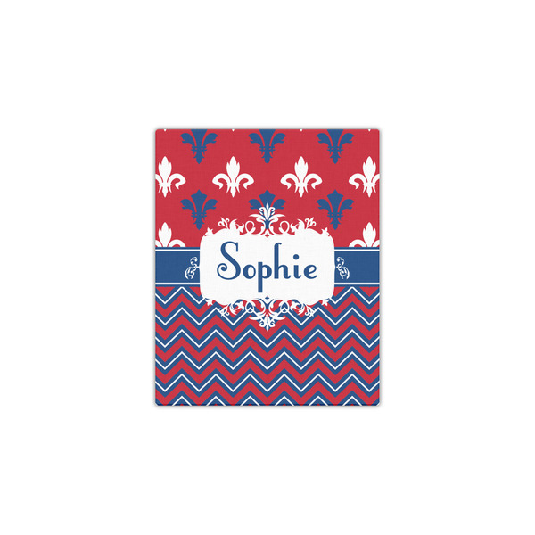 Patriotic Fleur de Lis 11x14 - Canvas Print - Front View