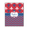 Patriotic Fleur de Lis Wood Print - 11x14 (Personalized)