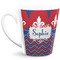 Patriotic Fleur de Lis 12 Oz Latte Mug - Front Full