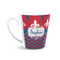 Patriotic Fleur de Lis 12 Oz Latte Mug - Front