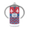 Patriotic Fleur de Lis 12 oz Stainless Steel Sippy Cups - FRONT
