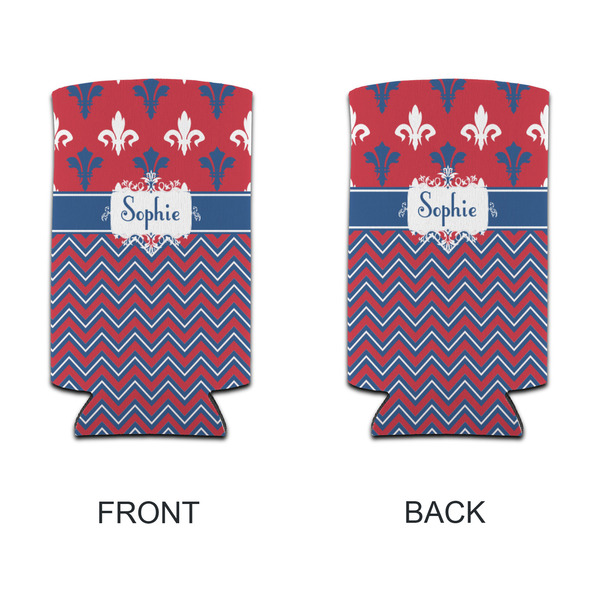 Patriotic Fleur de Lis 12oz Tall Can Sleeve - APPROVAL