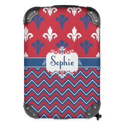 Patriotic Fleur de Lis Kids Hard Shell Backpack (Personalized)