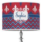 Patriotic Fleur de Lis Drum Lamp Shade (Personalized)