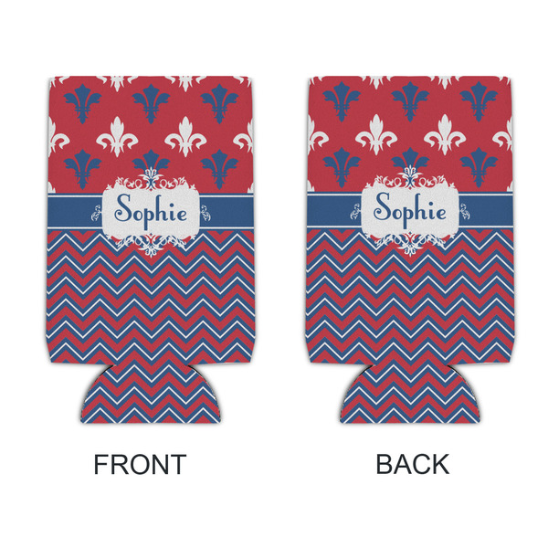 Patriotic Fleur de Lis 16oz Can Sleeve - APPROVAL