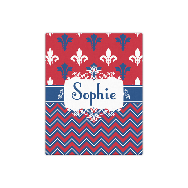 Patriotic Fleur de Lis 16x20 - Canvas Print - Front View