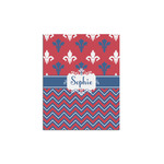 Patriotic Fleur de Lis Poster - Multiple Sizes (Personalized)