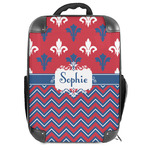 Patriotic Fleur de Lis Hard Shell Backpack (Personalized)