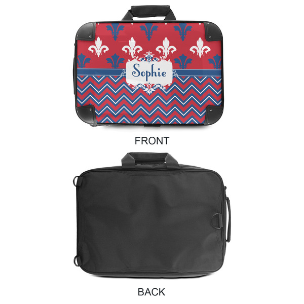 Patriotic Fleur de Lis 18" Laptop Briefcase - APPROVAL